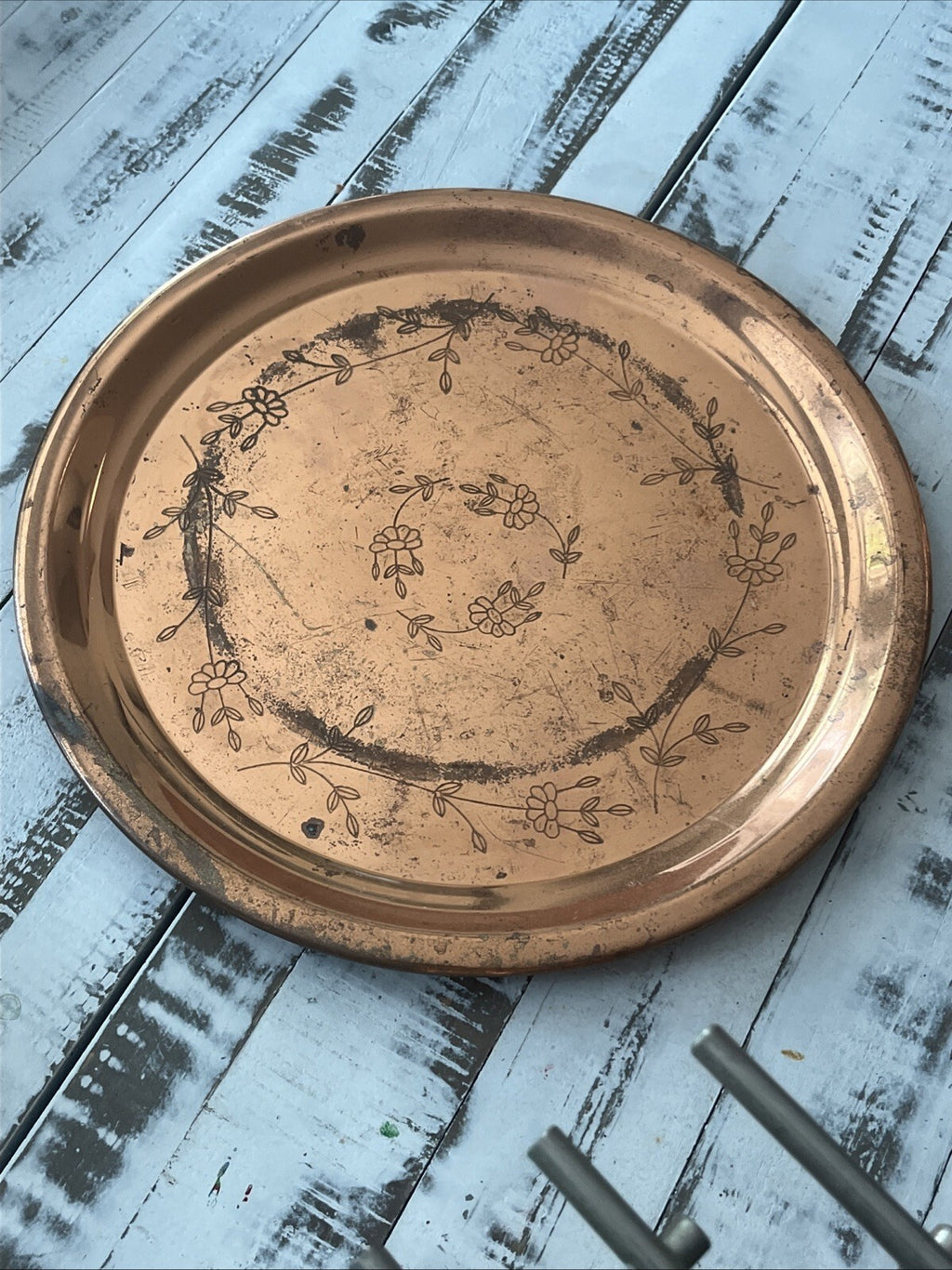Spring Switzerland Copper Flambe. Missing Few Parts. Smll Dent