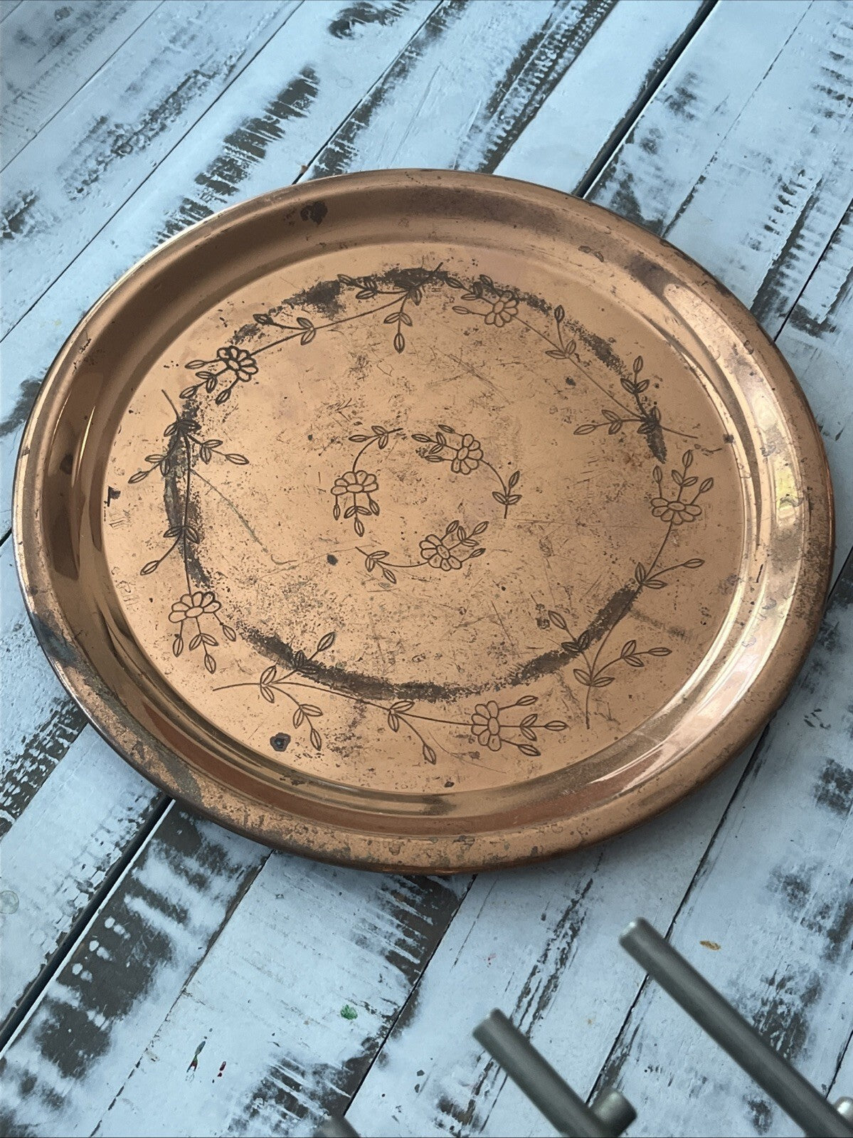 Spring Switzerland Copper Flambe. Missing Few Parts. Smll Dent