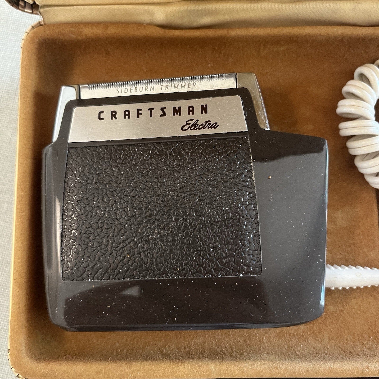 Vintage Craftsman Electra Electric Shaver with Carrying Case Still Runs