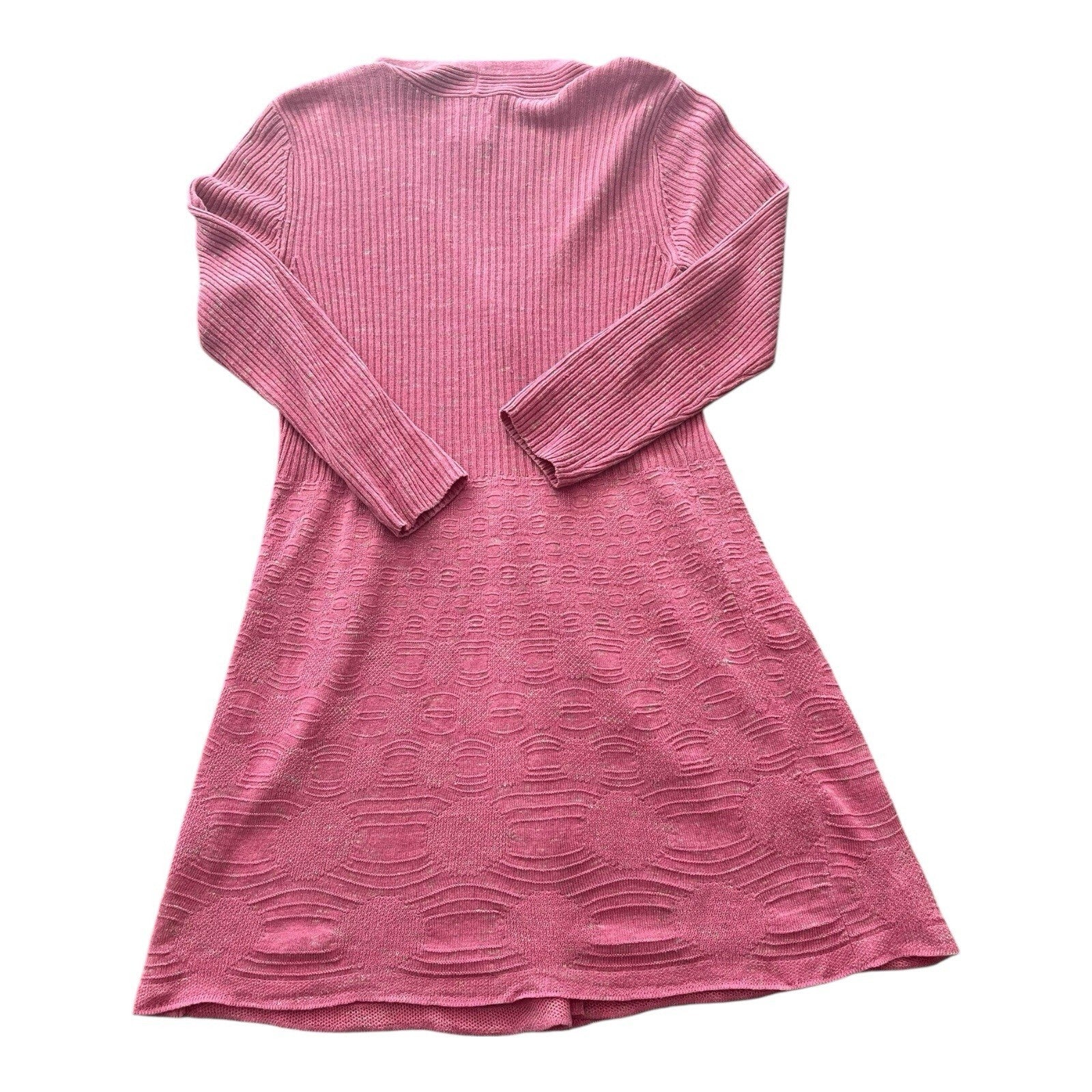NIC + ZOE Pink Cardigan Size Small Long Sleeve