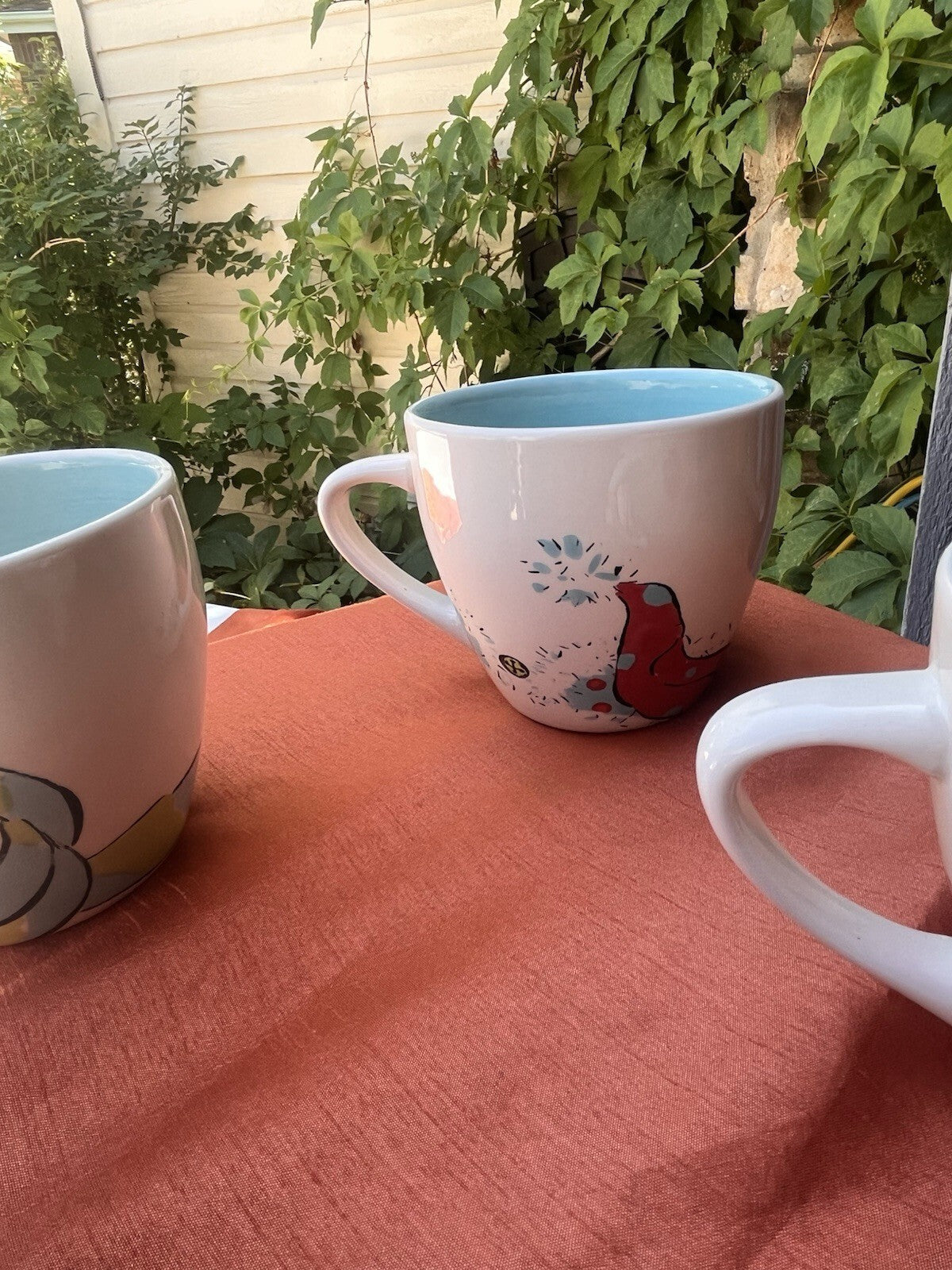 Set Of 4 Snowman Mugs By Rosanna