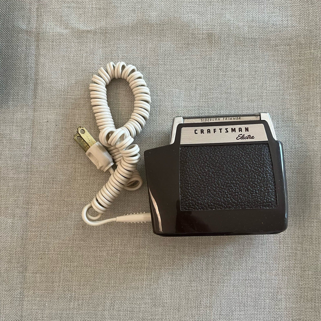 Vintage Craftsman Electra Electric Shaver with Carrying Case Still Runs