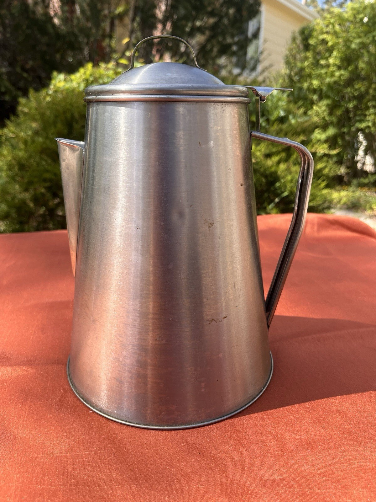 COFFEE POT PERCOLATOR 2-8 CUPS ALUMINIUM STOVE TOP CAMP COFFEE POT