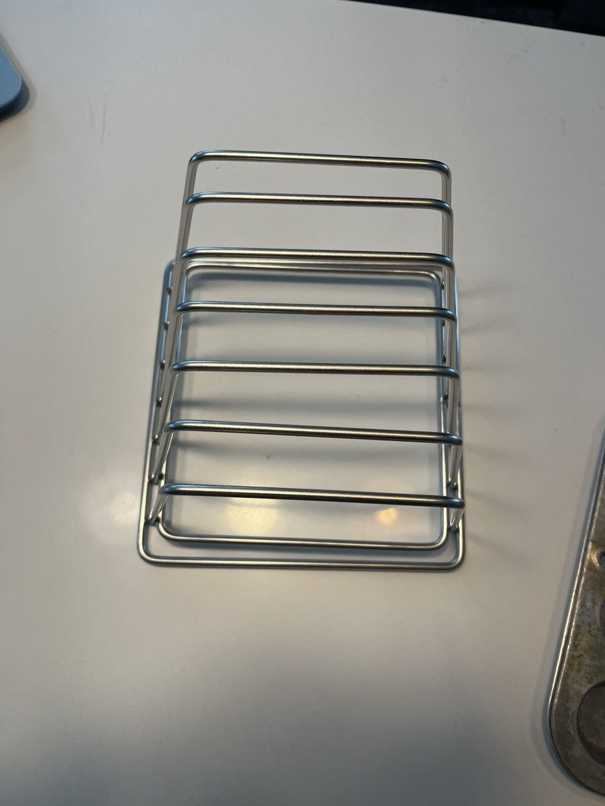 Thirteen Chefs Stainless Steel Cutting Board Rack - Holds 6 Boards up to 3/4”
