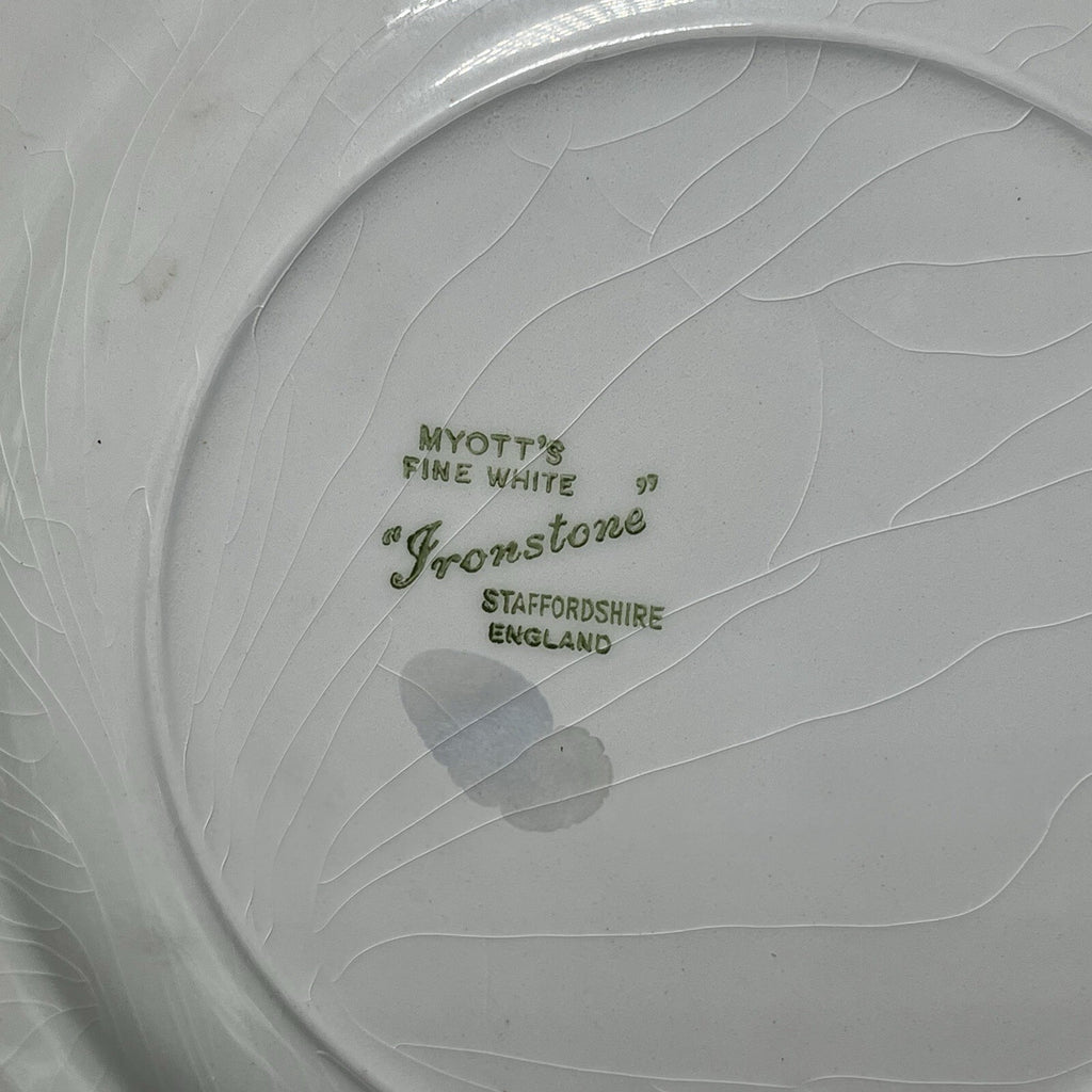 Vintage Niagara Falls Canada Pearlized Plate Gold Trim
