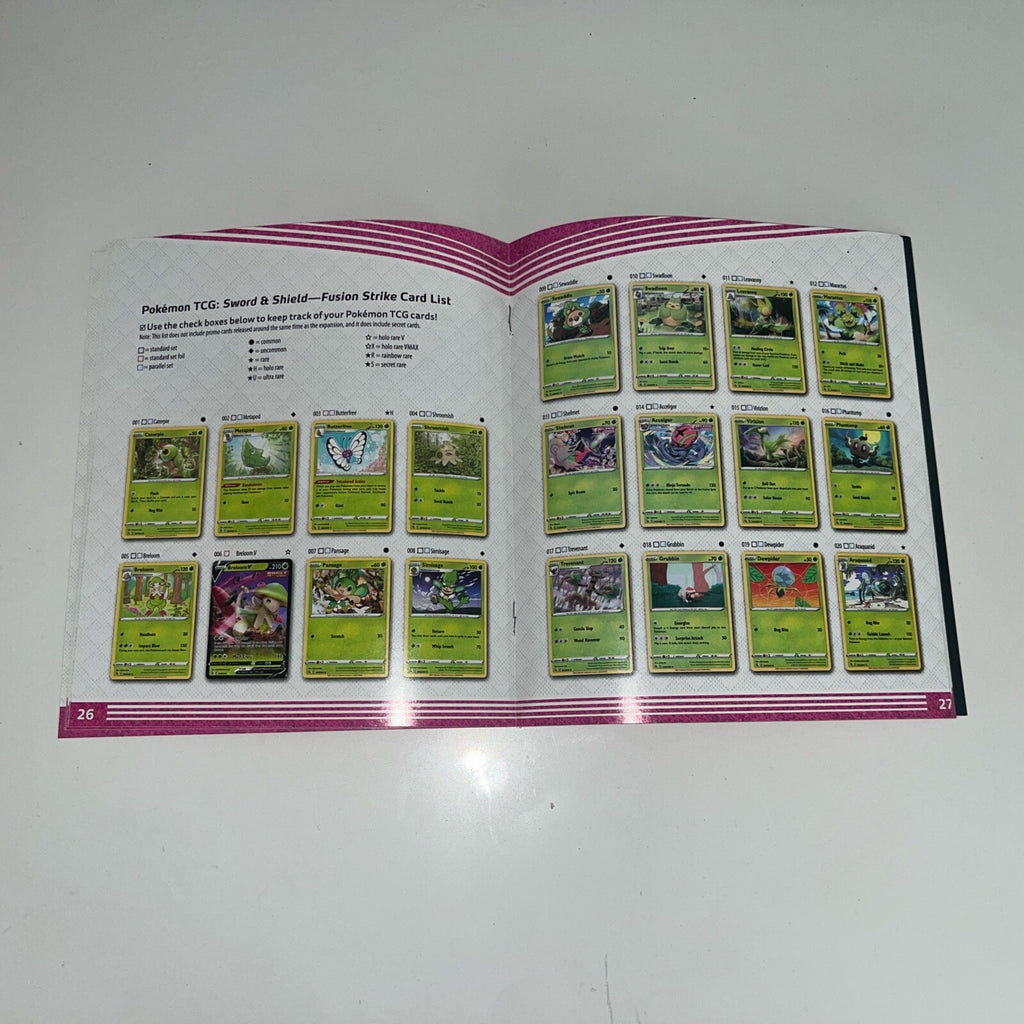 Pokemon TCG Sword & Shield: Fusion Strike Elite Trainer Box Players Guide Book