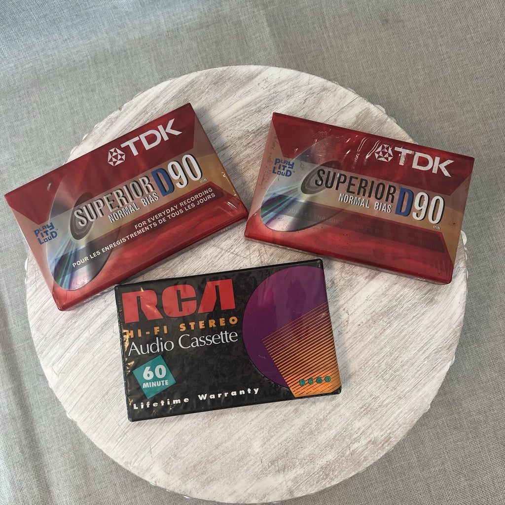TDK D90 Standard Audio Cassette (A00808-20) Rcr Audio Cassette Tape
