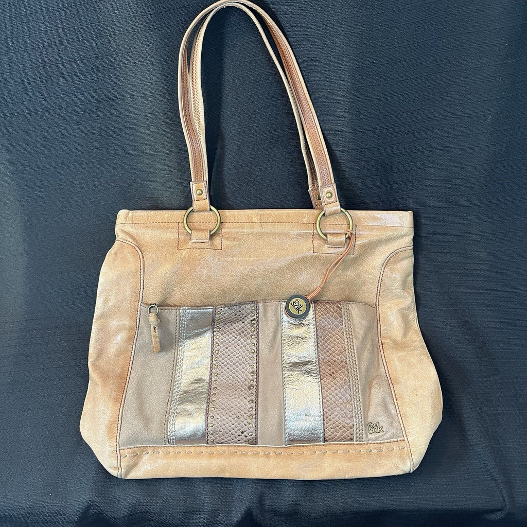 The Sak "Iris" Brown Leather Tote Pre-Owned Condition**not Perfect Condition**
