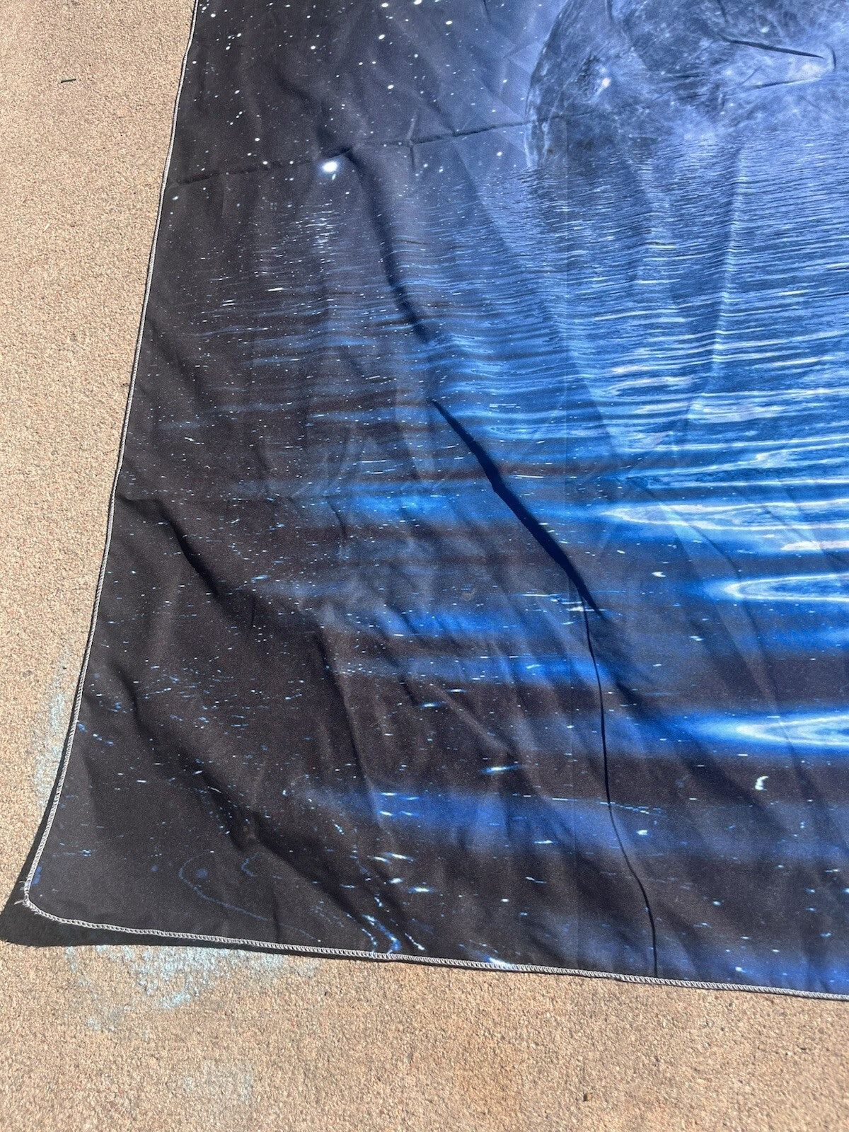 Moon Over Ocean tapestry designed for home decoration