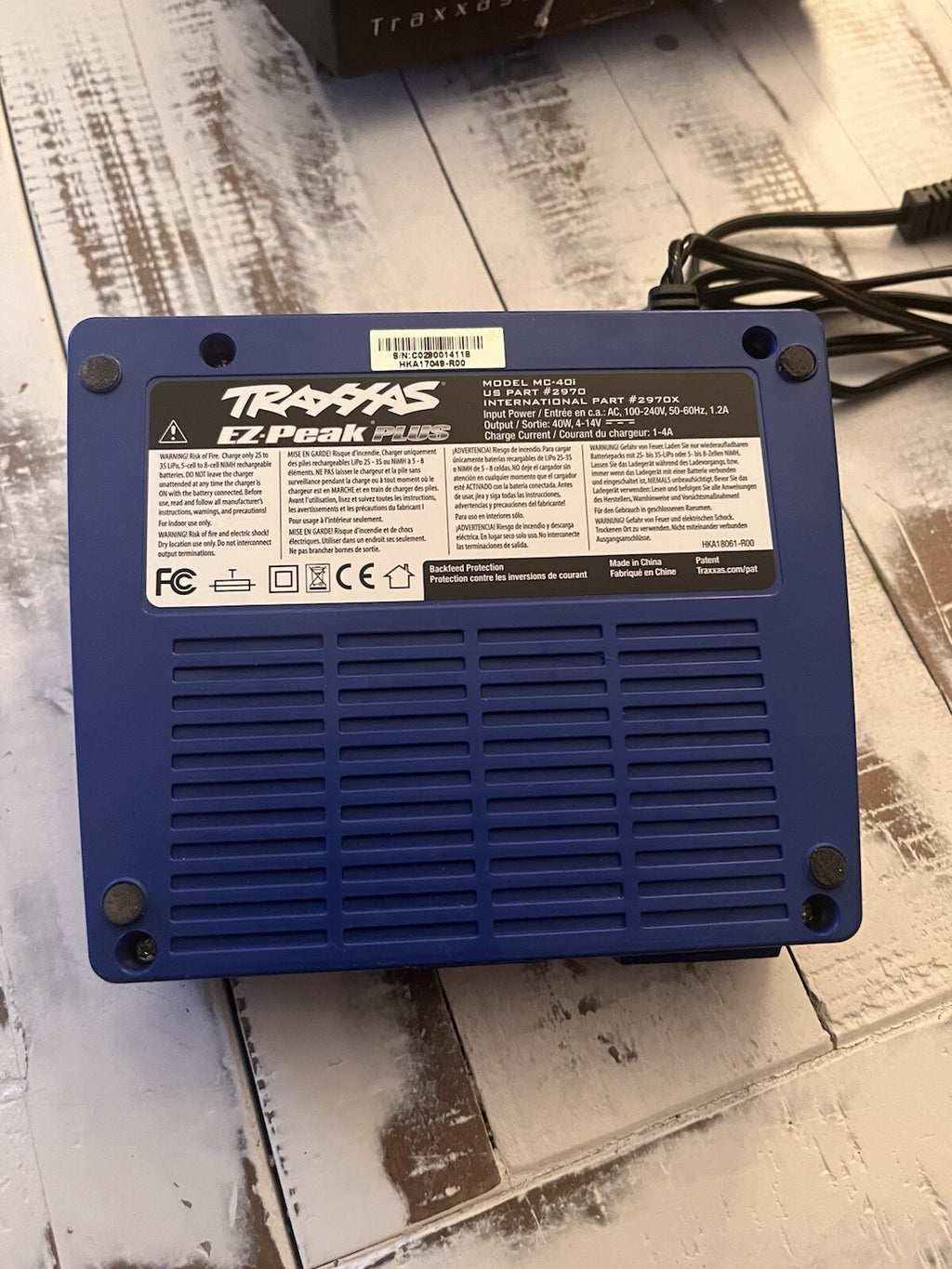 Traxxas 2970-2SR Battery 2844R 2S 5200mAh Hardcase 35C EZ-Peak 4A Charger Combo