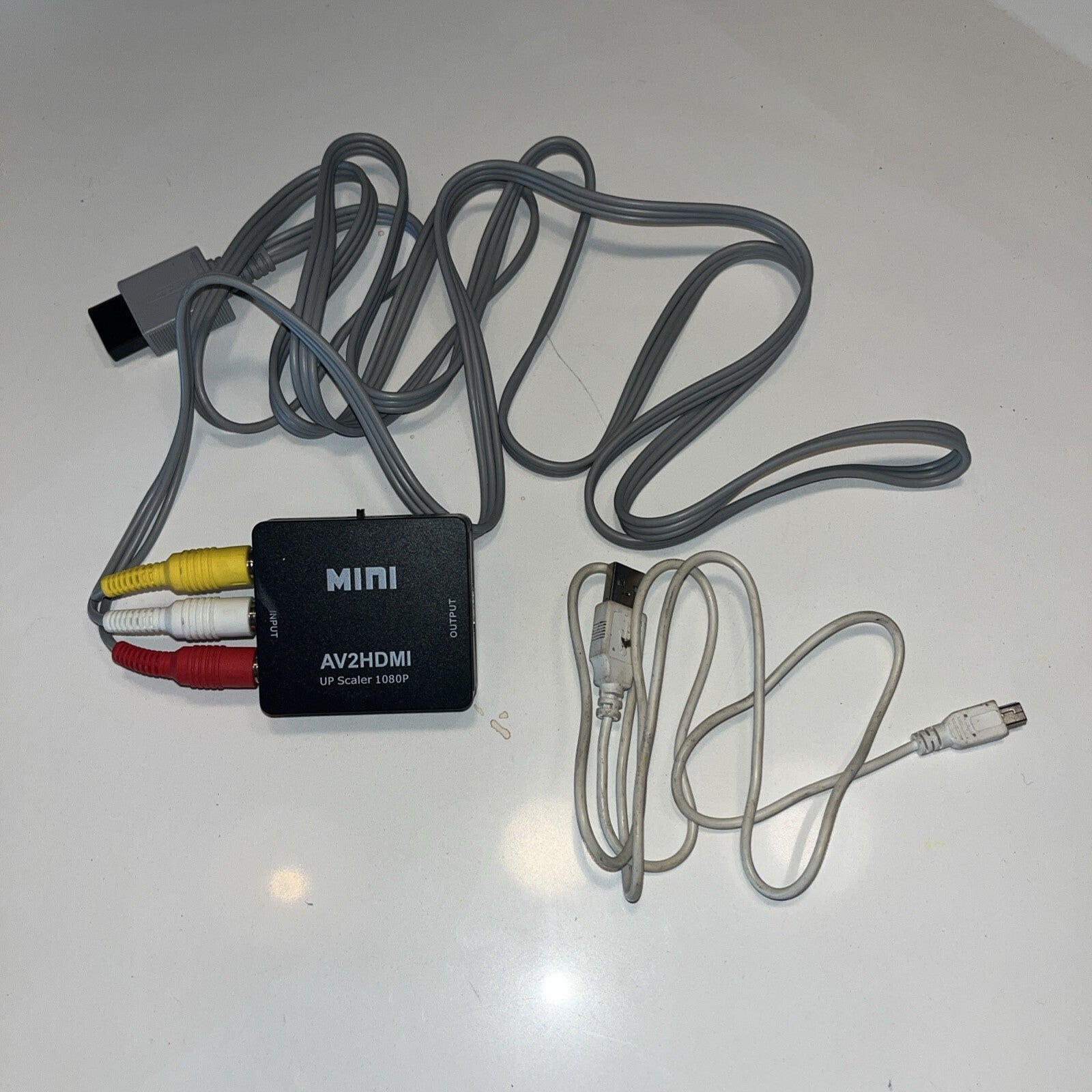 Mini Composite HDMI CVBS RCA/ AV Video Converter Adapter 1080p Nintendo Cord Inc