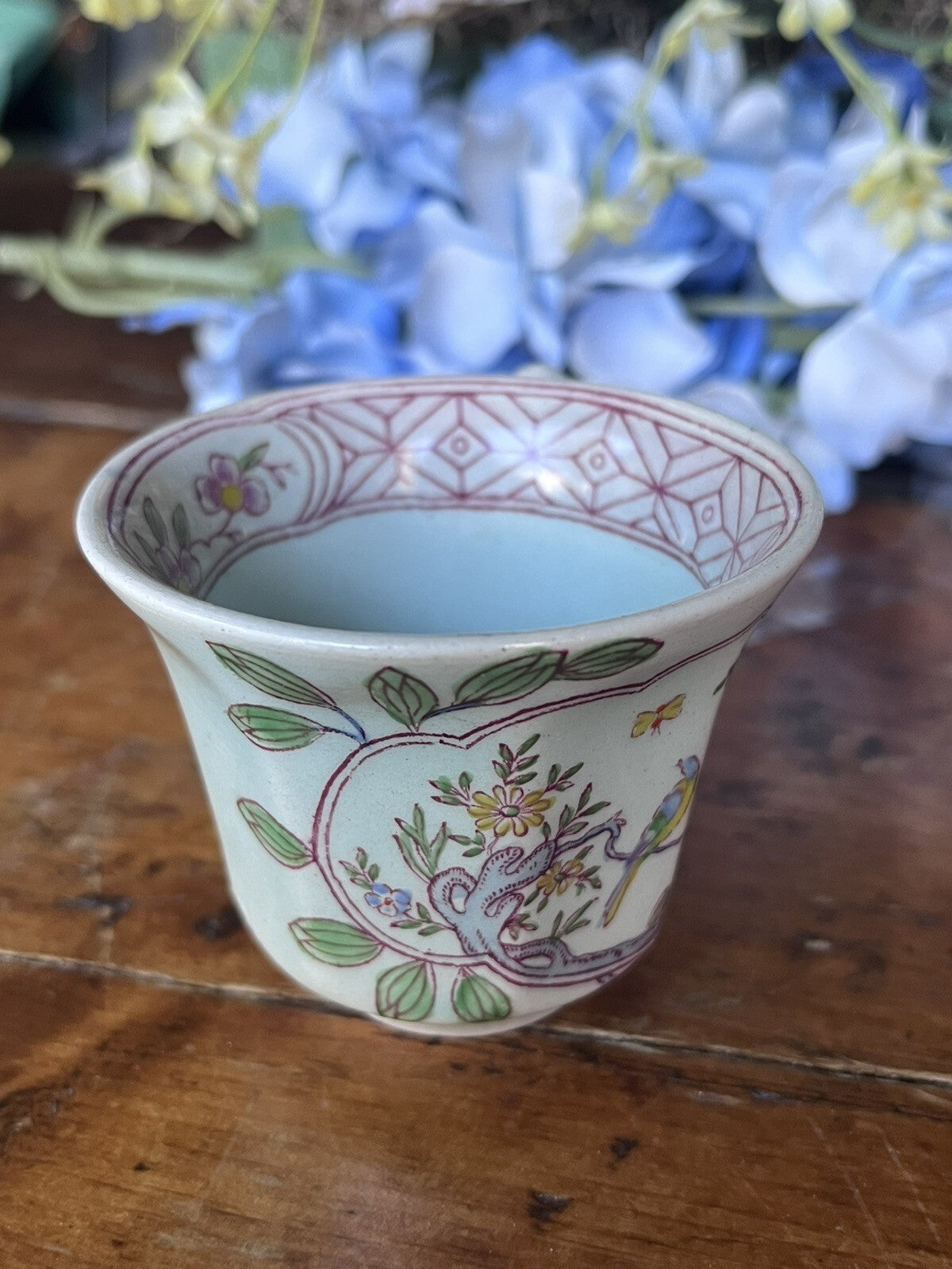 Adams Calyx Ware Cup & Saucer 'Singapore Bird' English Ironstone