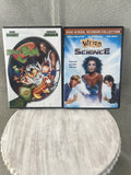 Dvds 2 Weird science and Space Jam.  Brand New Still In Plastic Packaging..