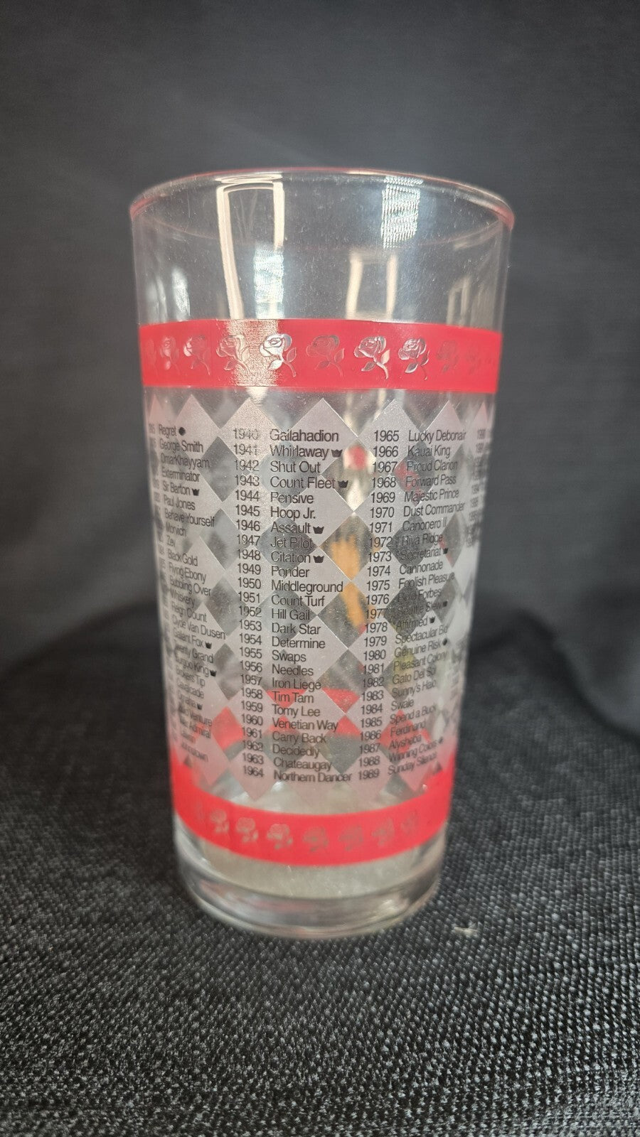 2003 Kentucky Derby Mint Julep Glass Bar Glass Commemorative of the 129th
