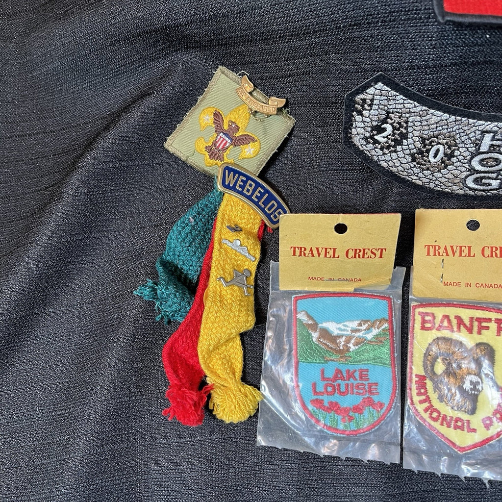 Assorted Patch Collection . Iron On And Sew On