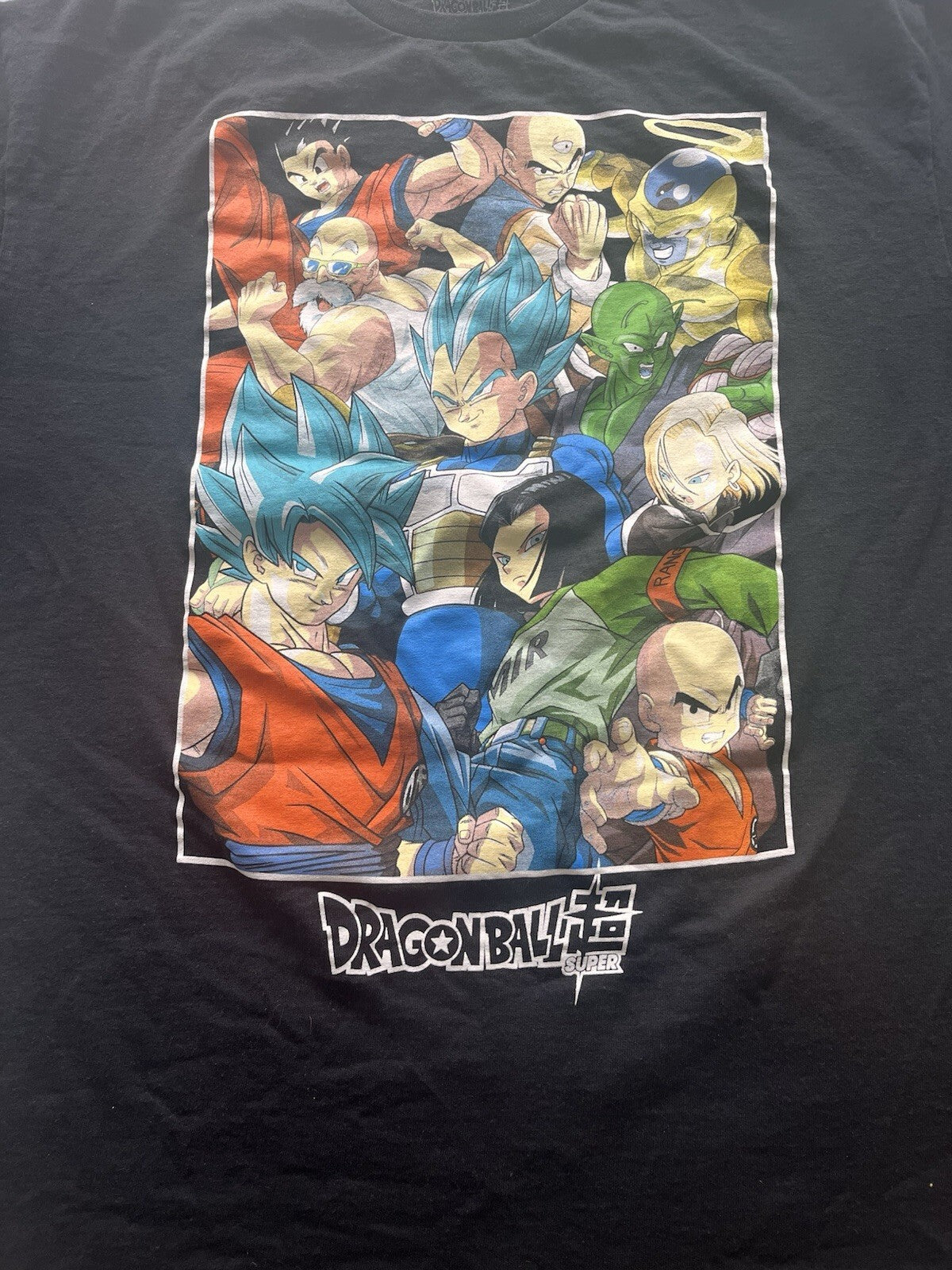Dragon Ball Z Black T Shirt Slim Fit Mens Size LARGE  GUC