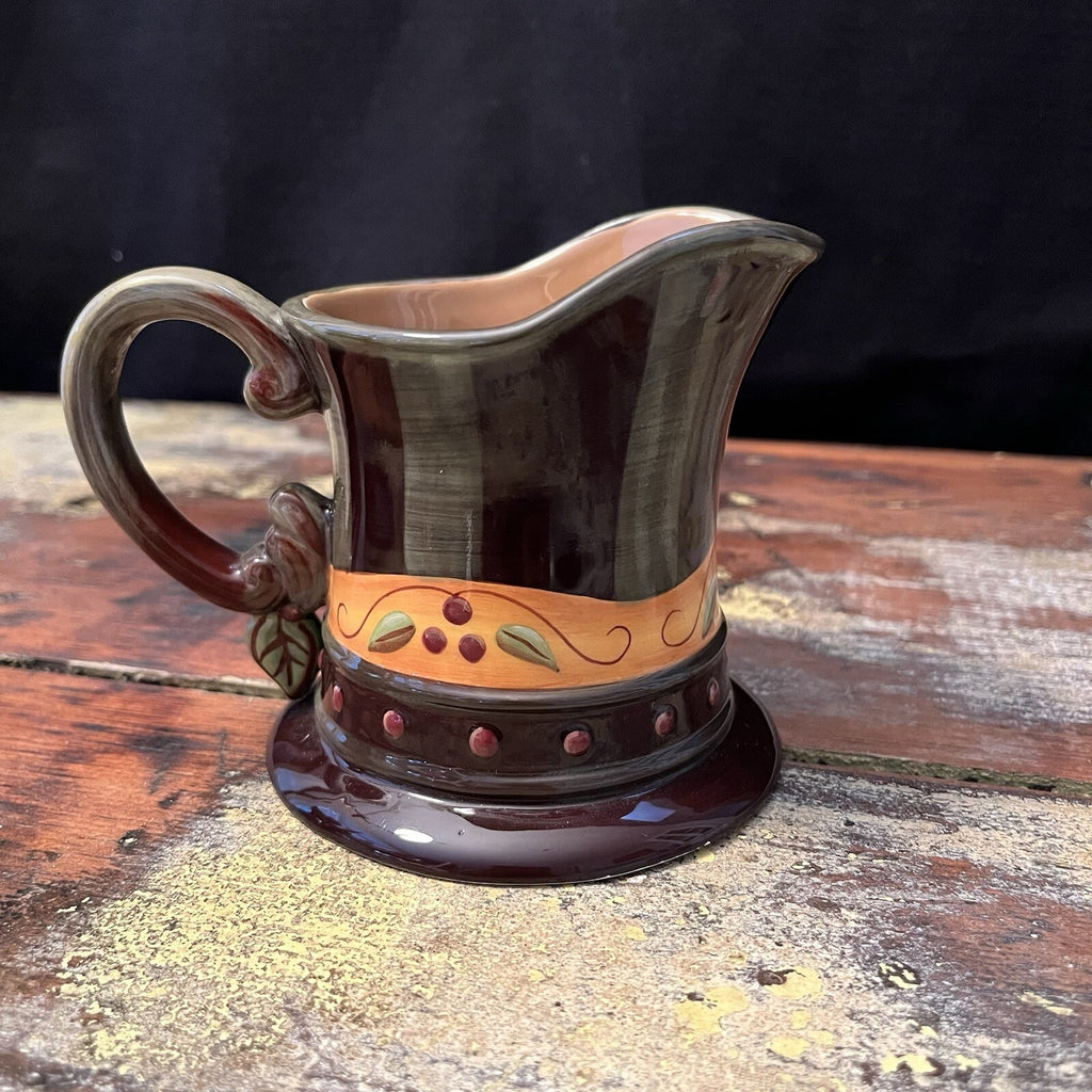 Demdaco Chocolate Berries Creamer Pitcher Deb Hrabik 2002