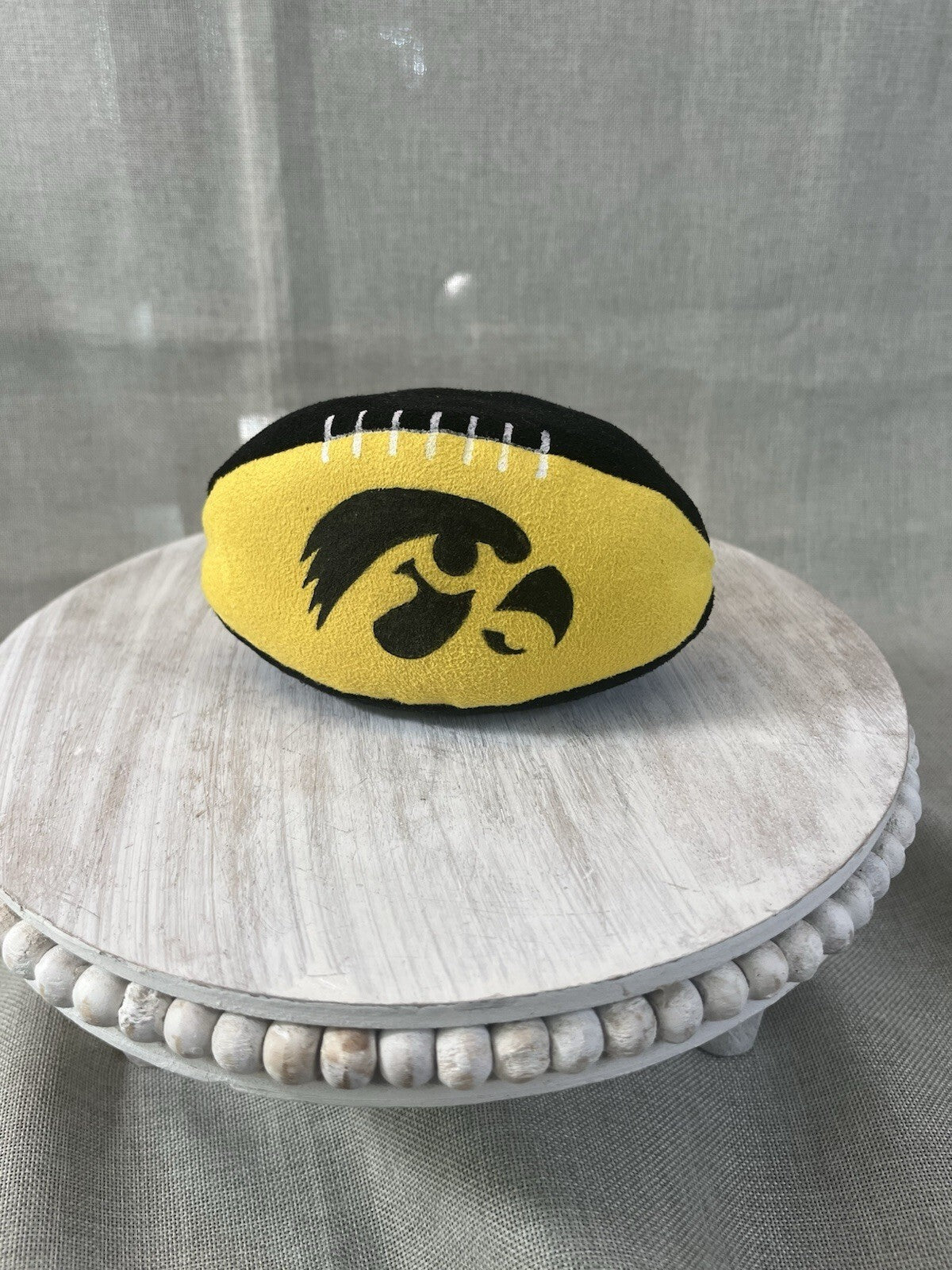 Iowa Hawkeye football paperweight