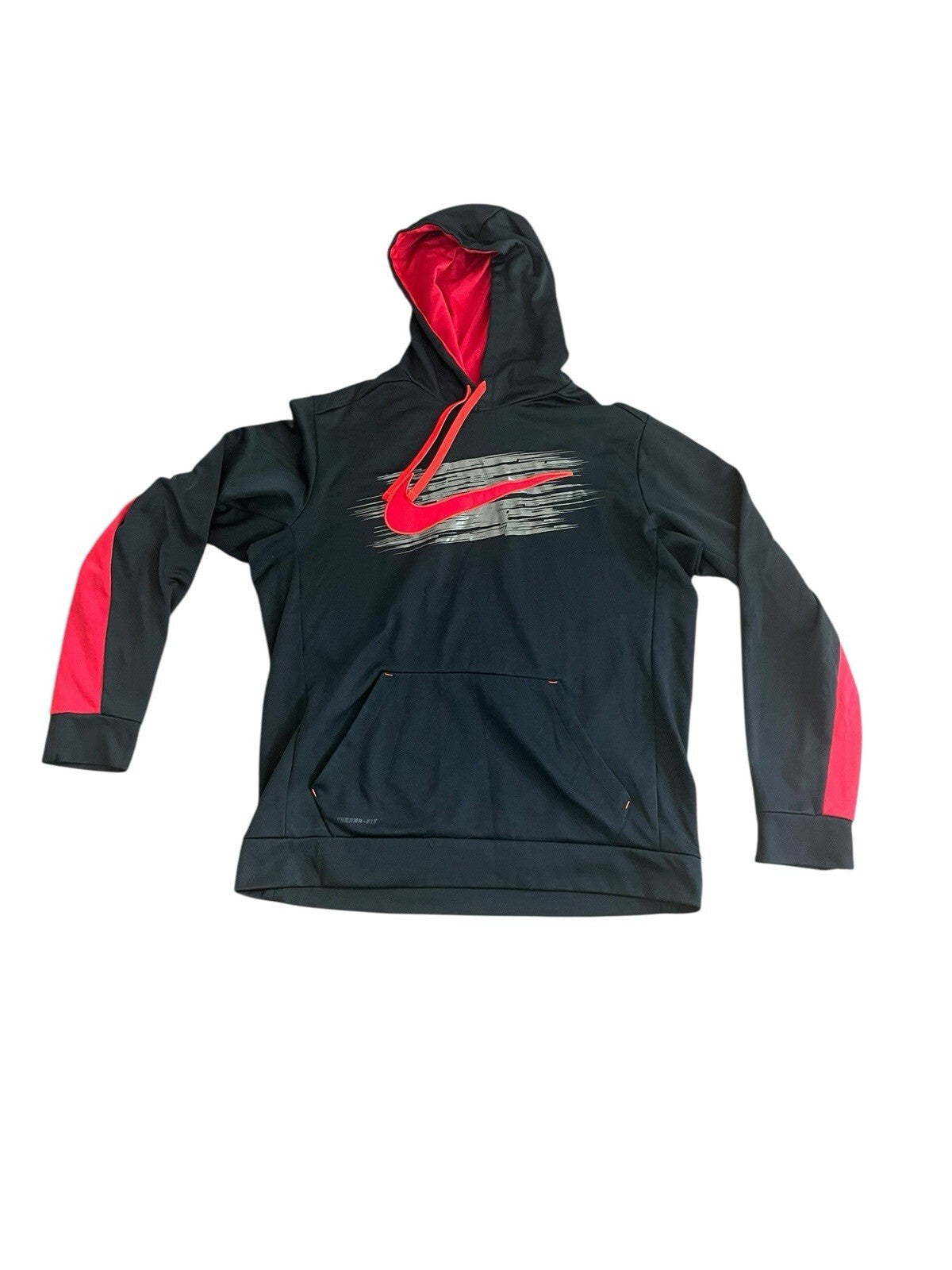 Nike Therma-Fit W/Big Red Swoosh Pullover Hoodie Men’s Size Large