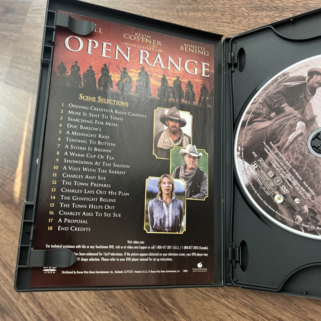 Open Range - DVD By Robert Duvall - VERY GOOD