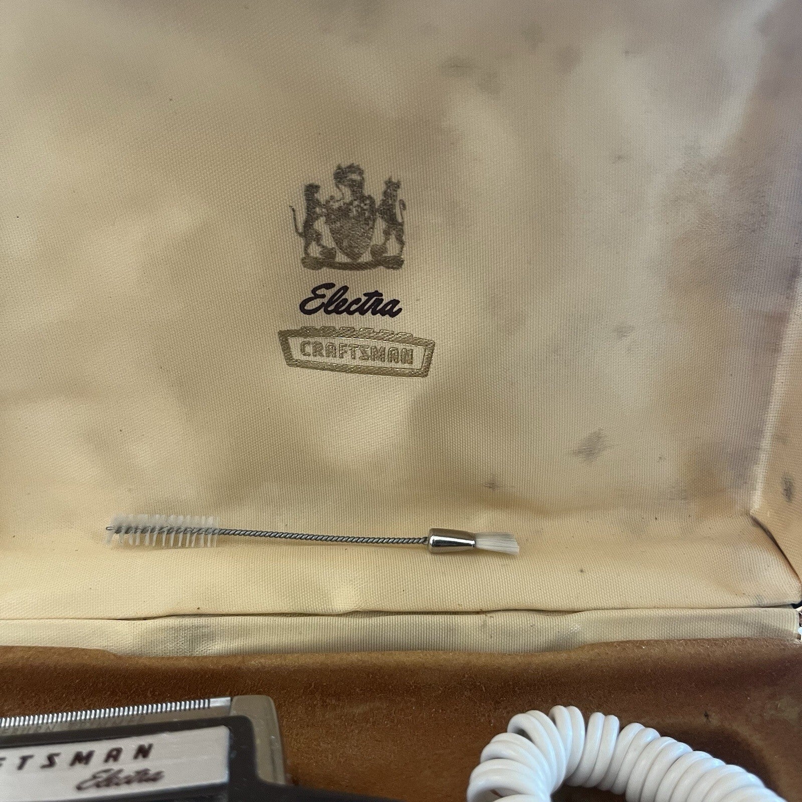 Vintage Craftsman Electra Electric Shaver with Carrying Case Still Runs