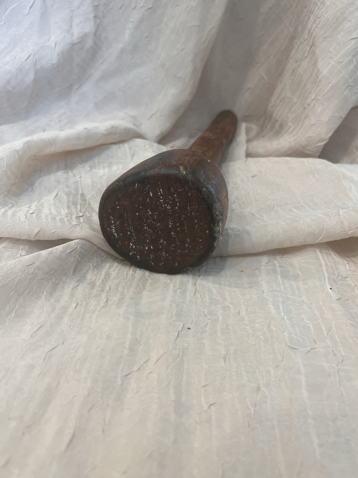 VINTAGE WOODEN FOOD/POTATO MASHER 11" LONG