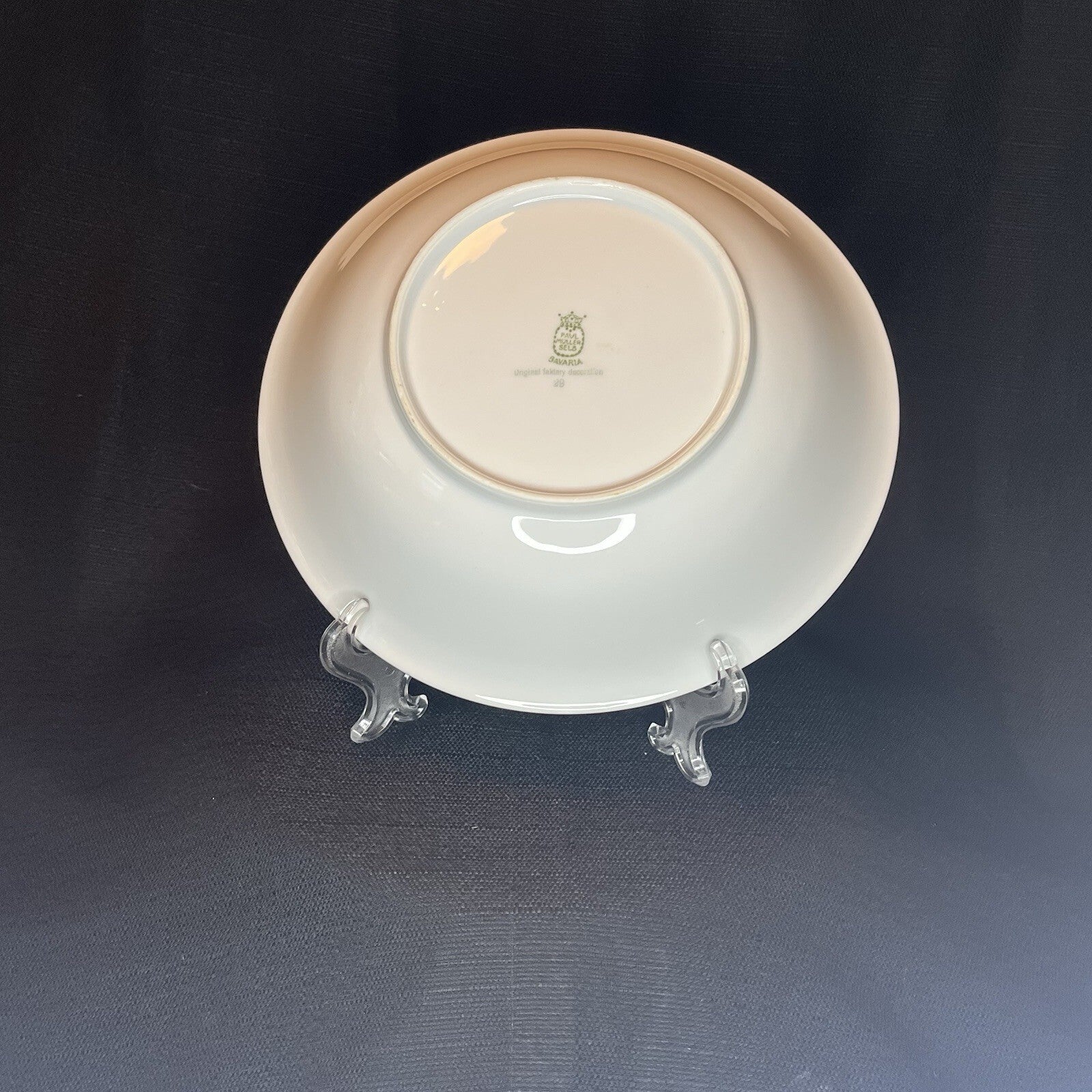Paul Muller Selb Bavaria White w/gold Trim Small Salad Bowl Replacement !