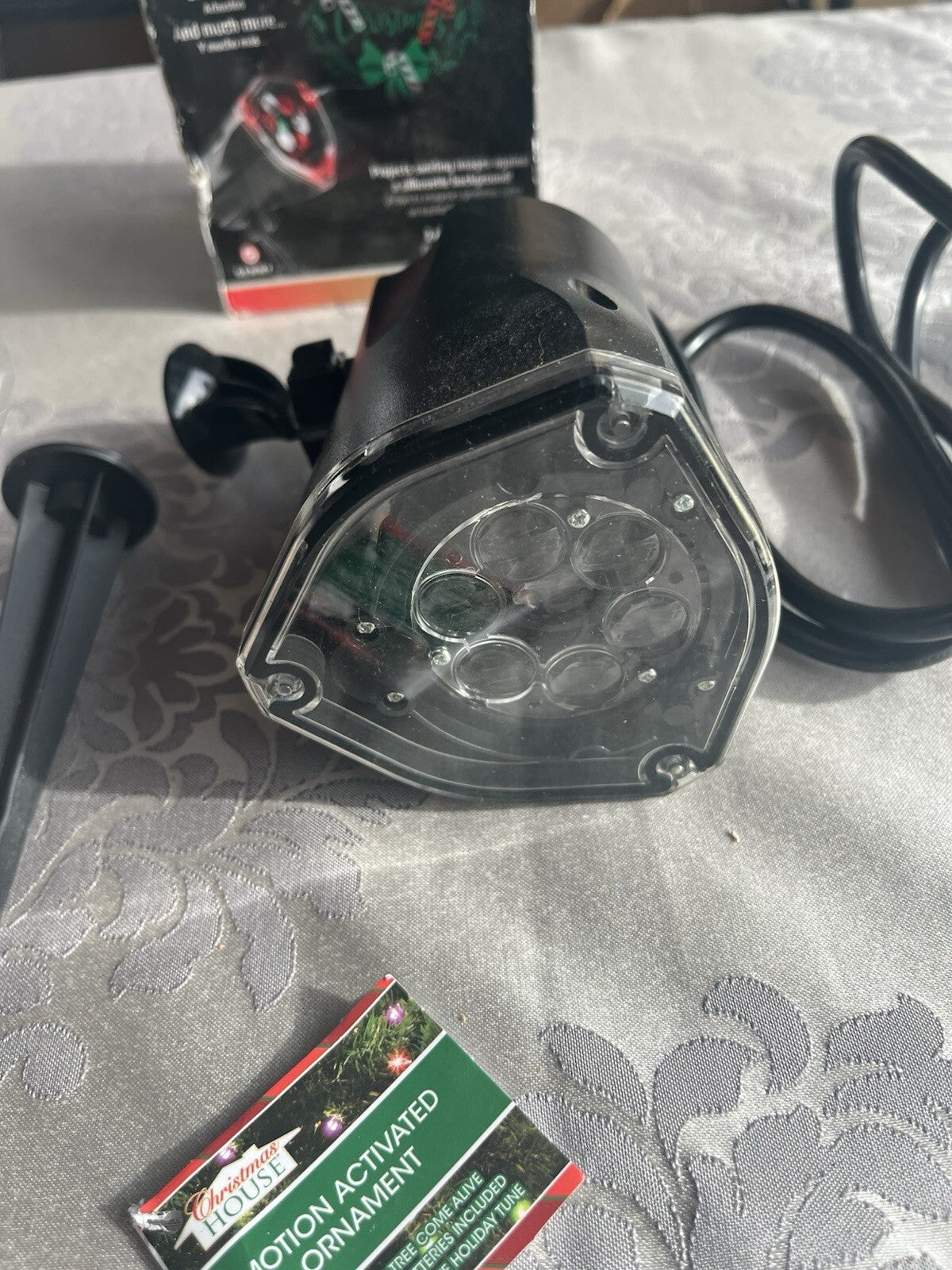 Brand New LED Light Show Projection Plus Whirl-A-Motion+Static Red, Green & Whit