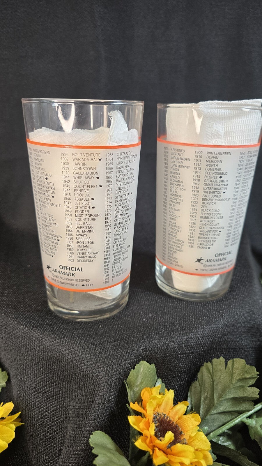 1996 Kentucky Derby Souvenir Churchill Downs Mint Julep Glass 122nd Running