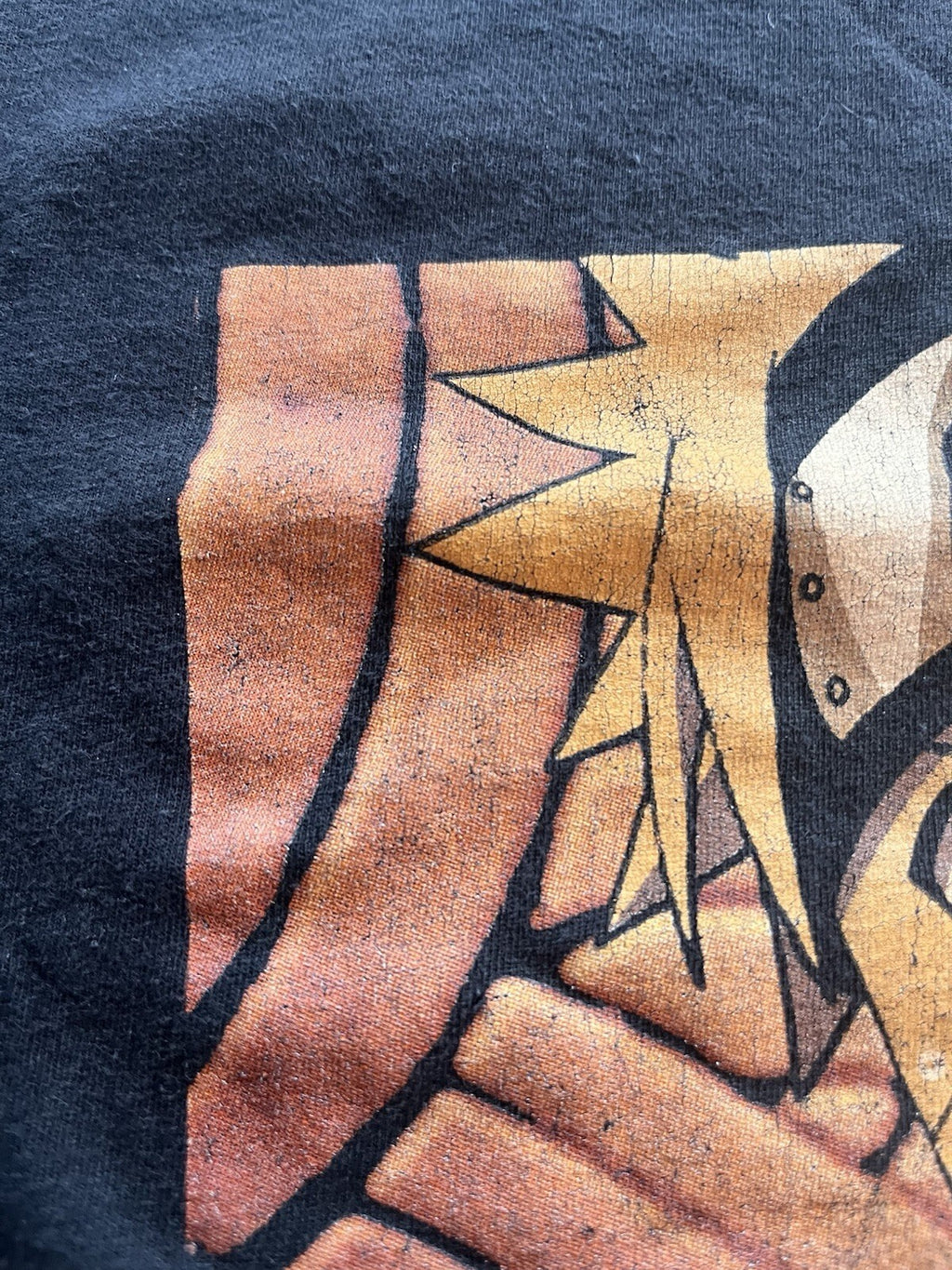 Naruto Shippuden UZUMAKI T- Shirt Youth   Medium black Vintage