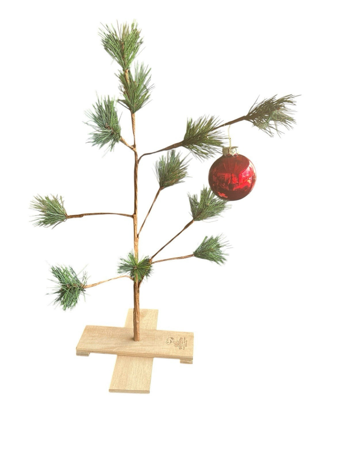 Genuine CHARLIE BROWN CHRISTMAS TREE Peanuts Snoopy 24" No Box