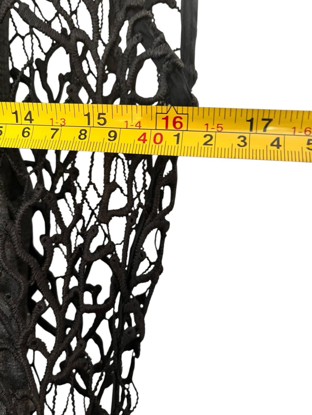 HD in Paris Anthropologie Black Sleeveless Lace Shift Mini Dress Size 12
