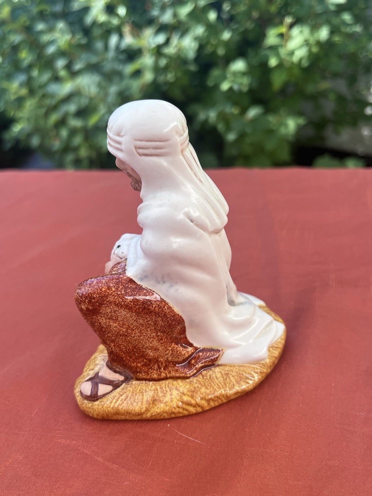 6-Piece Nativity Set Shepherd Lamb Sheep Ox Figurines 4 in Multicolor