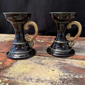 "Chocolate Berries" candle holders designed by Deb Hrabik for Demdaco