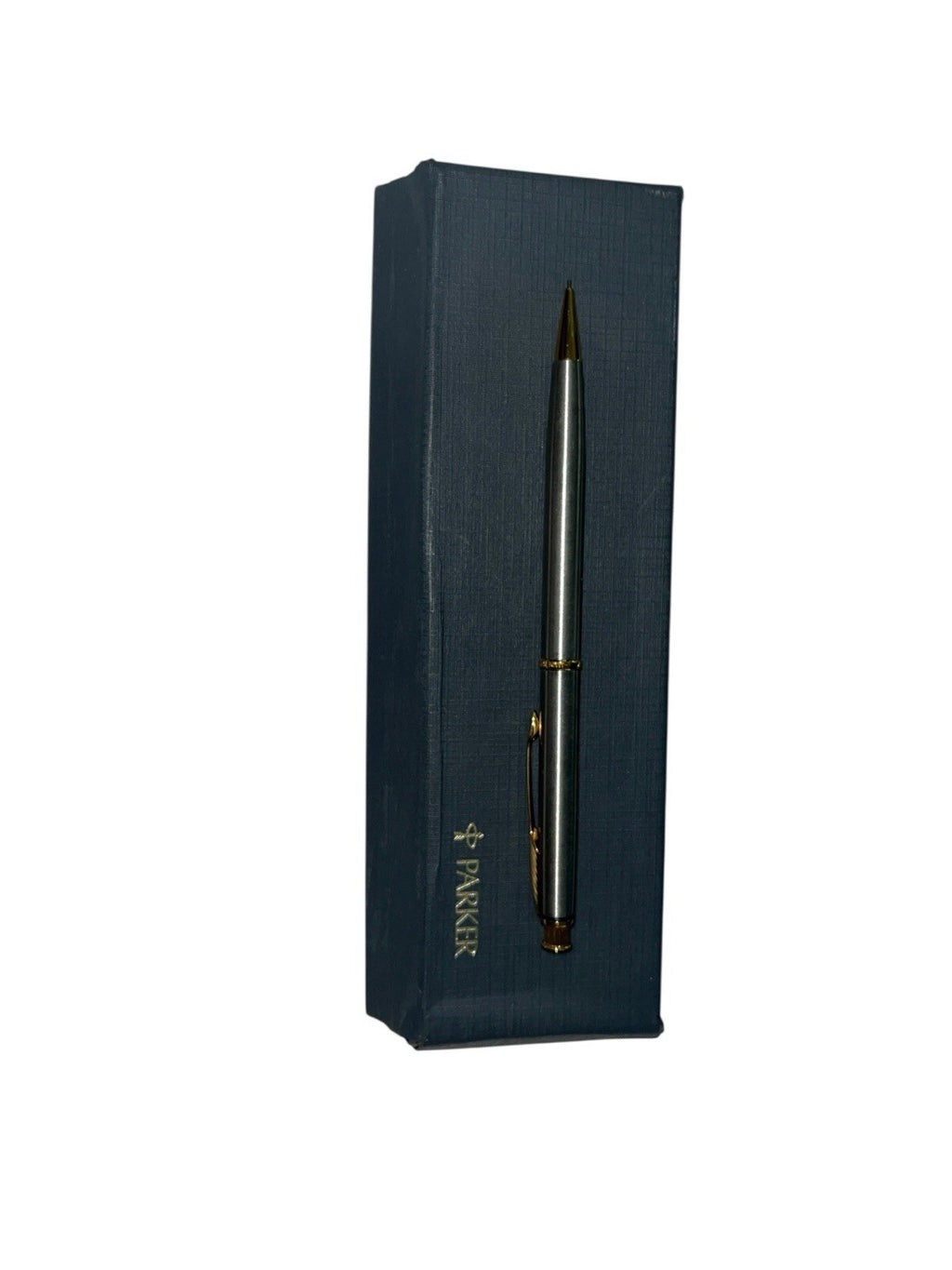 Parker Insignia Pencil 0.5 mmStainless Steel. Missing Pen. Inscribed Name On Pen