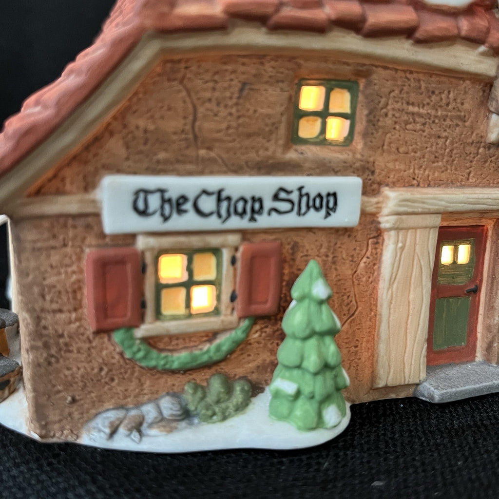 Department Dept 56 Snow Village The Chop Shop 58331 w Box