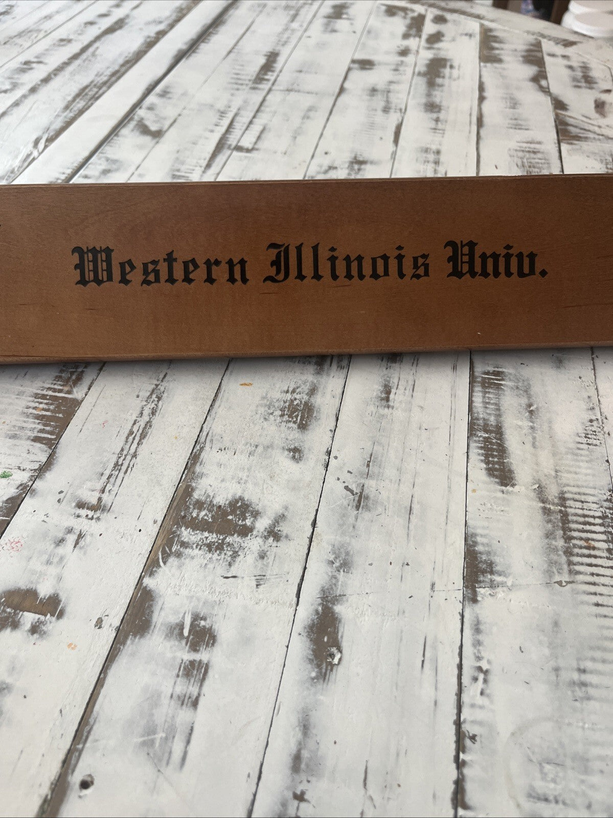 1990’ AEA Western Illinois University Wood Pledge Paddle.