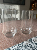 Vintage clear Libby glasses 5 1/2 inches tall