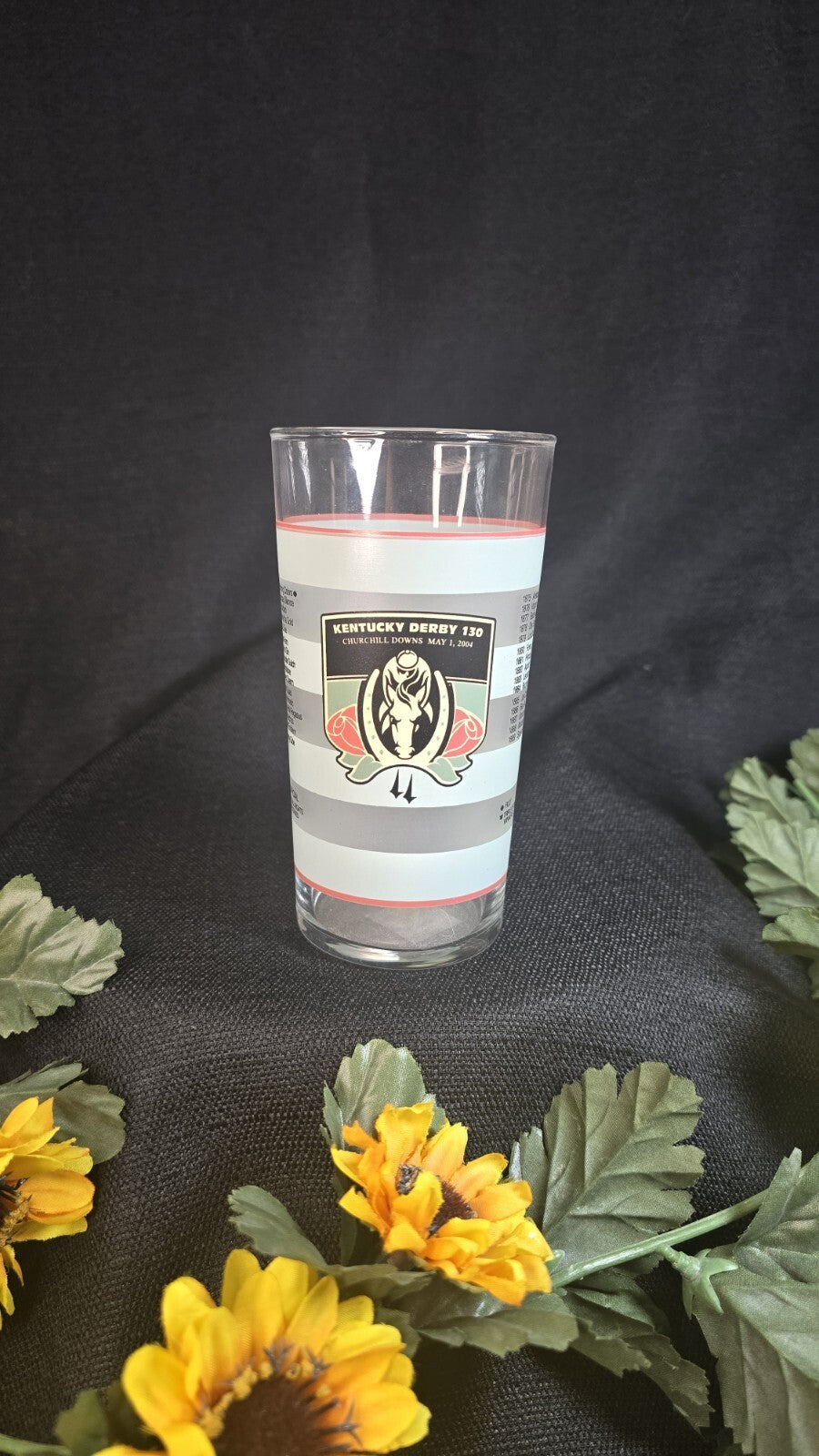 2004 Kentucky Derby Souvenir Churchill Downs Mint Julep Glass 130th Running