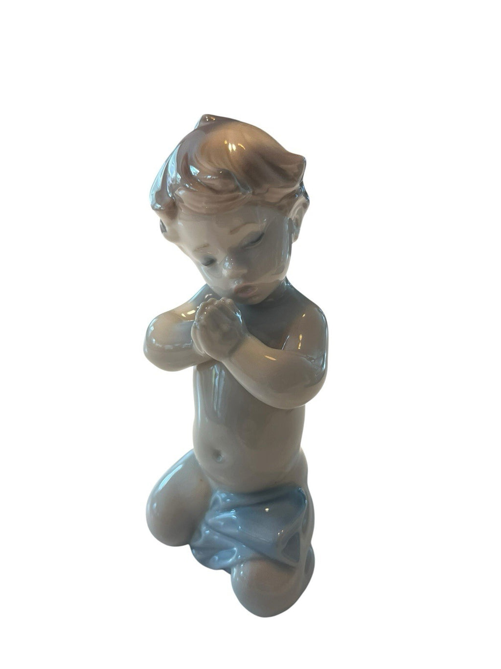 Vintage Lladro Figurine Toddler with Blanket - Hand Painted - Spain - NO BOX