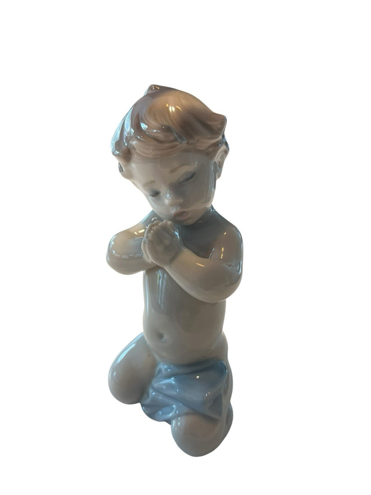 Vintage Lladro Figurine Toddler with Blanket - Hand Painted - Spain - NO BOX