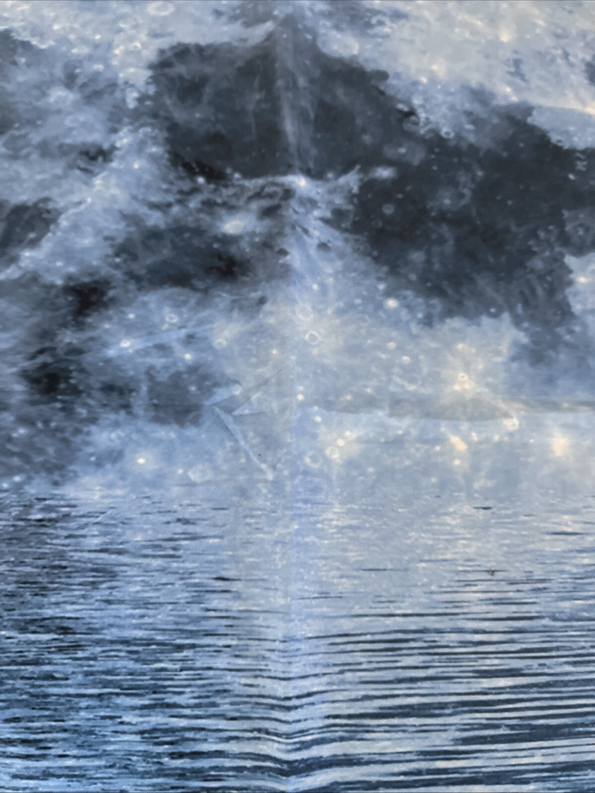 Moon Over Ocean tapestry designed for home decoration
