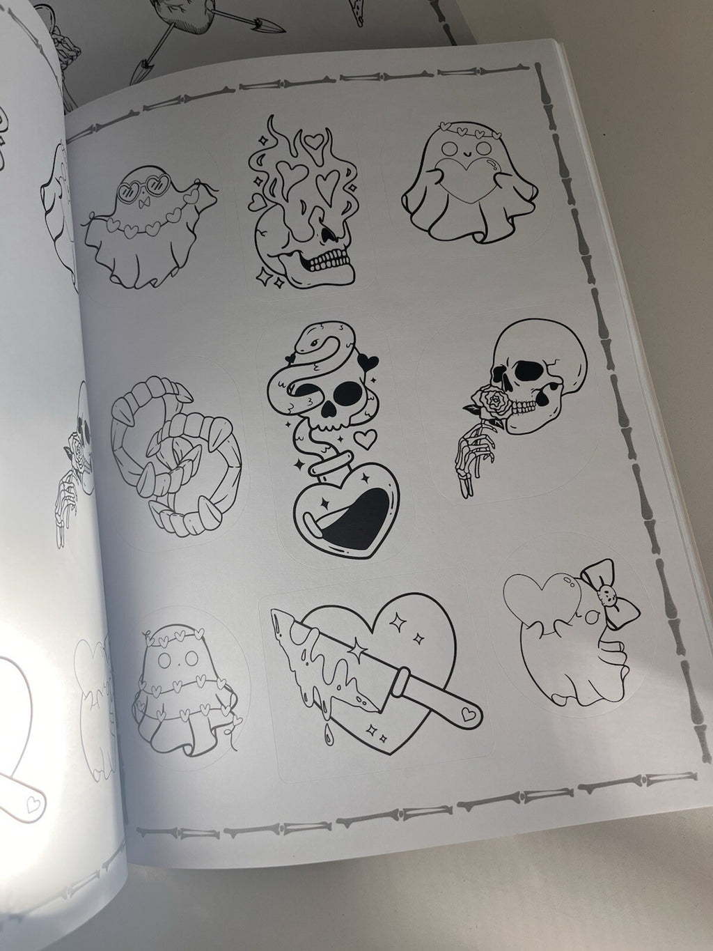 Love You to Death Coloring Stickers 2 Books. ***one Sticker Missing