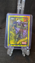 2025 Topps Chrome Marvel Mysterio #115 Yellow Lava Refractors