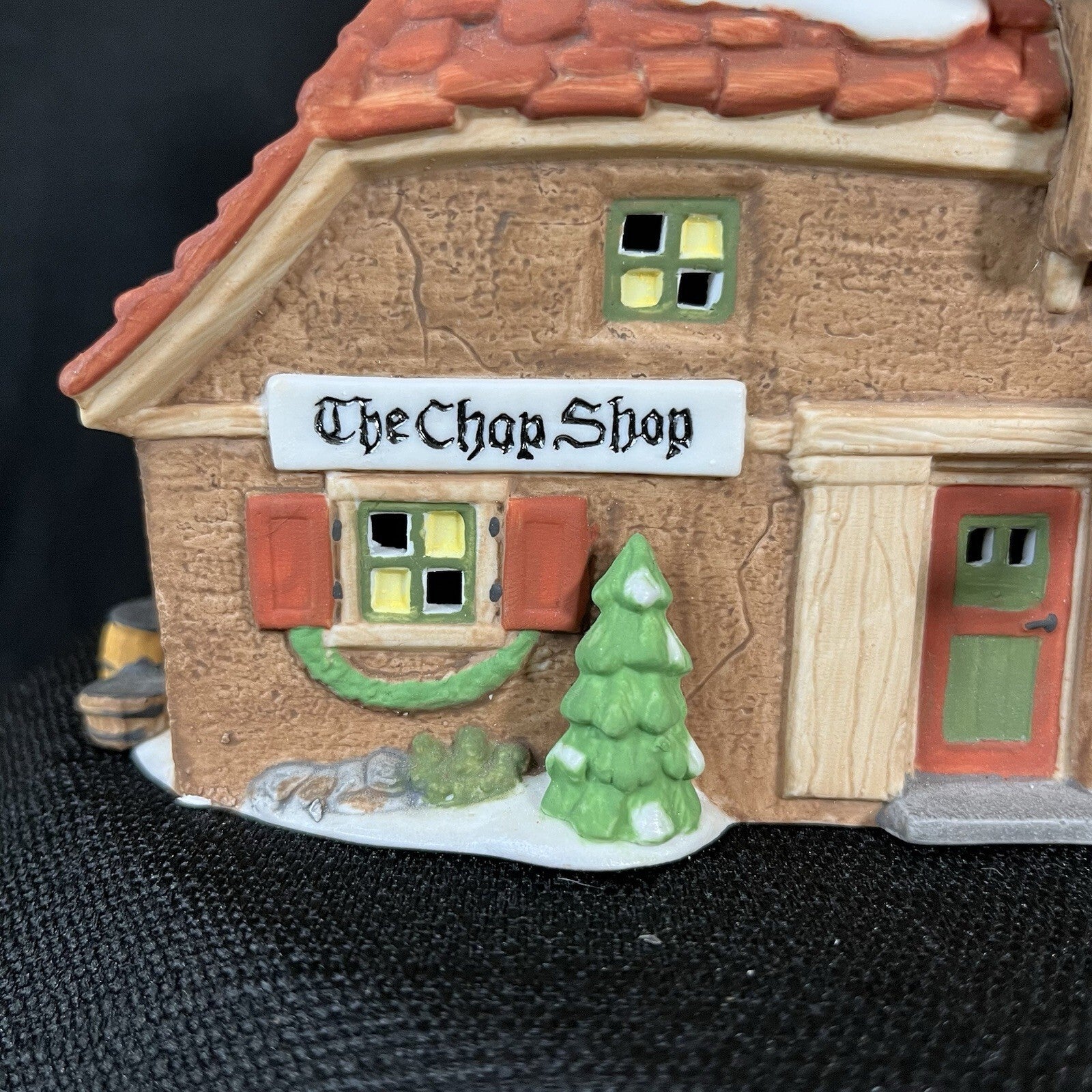 Department Dept 56 Snow Village The Chop Shop 58331 w Box