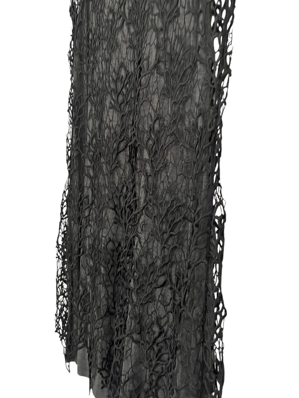 HD in Paris Anthropologie Black Sleeveless Lace Shift Mini Dress Size 12