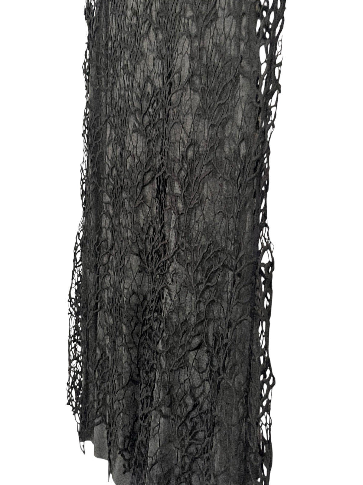 HD in Paris Anthropologie Black Sleeveless Lace Shift Mini Dress Size 12