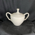 Lenox "Mansfield" pattern sugar bowl with a lid and gold trim