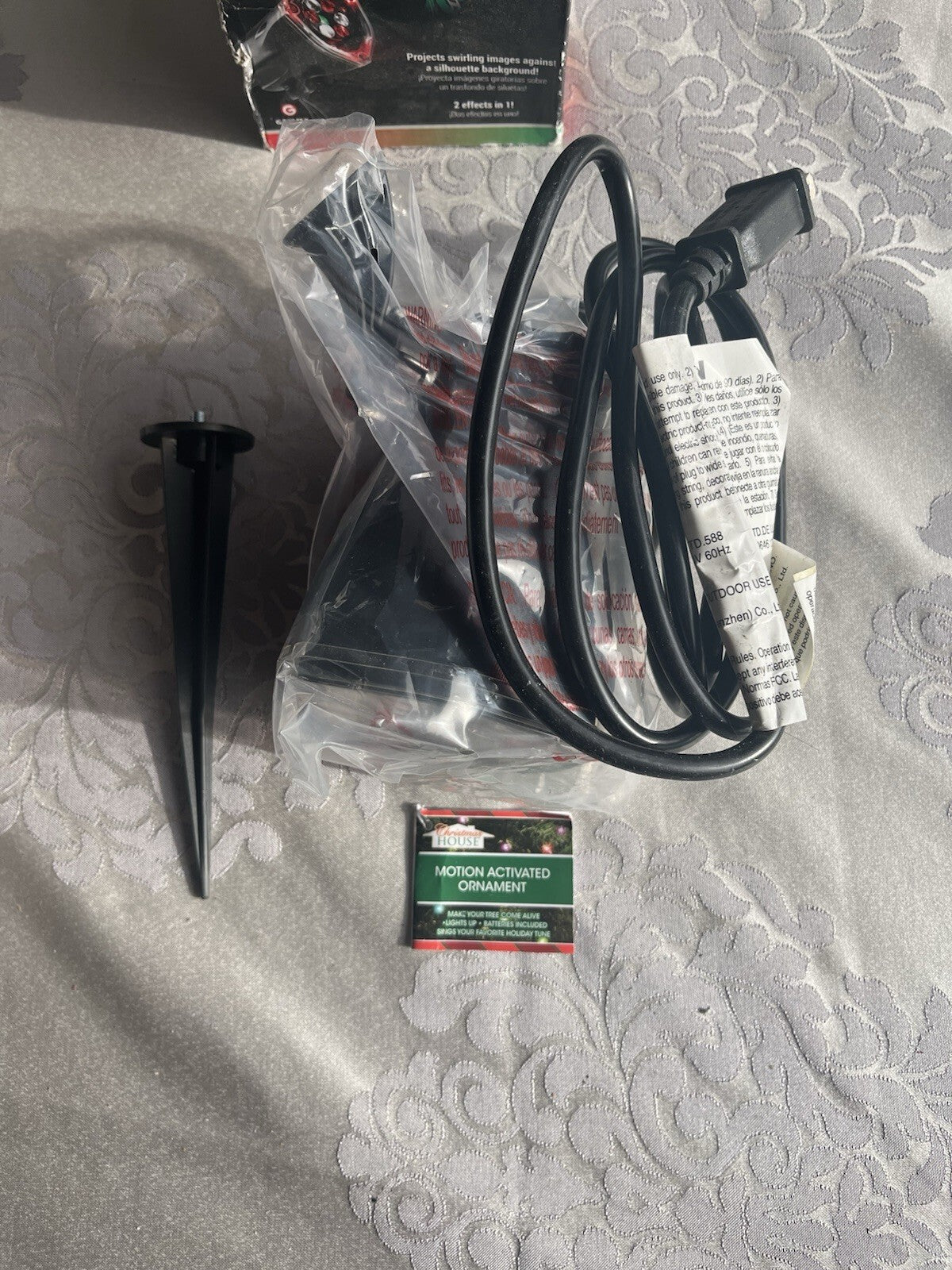 Brand New LED Light Show Projection Plus Whirl-A-Motion+Static Red, Green & Whit