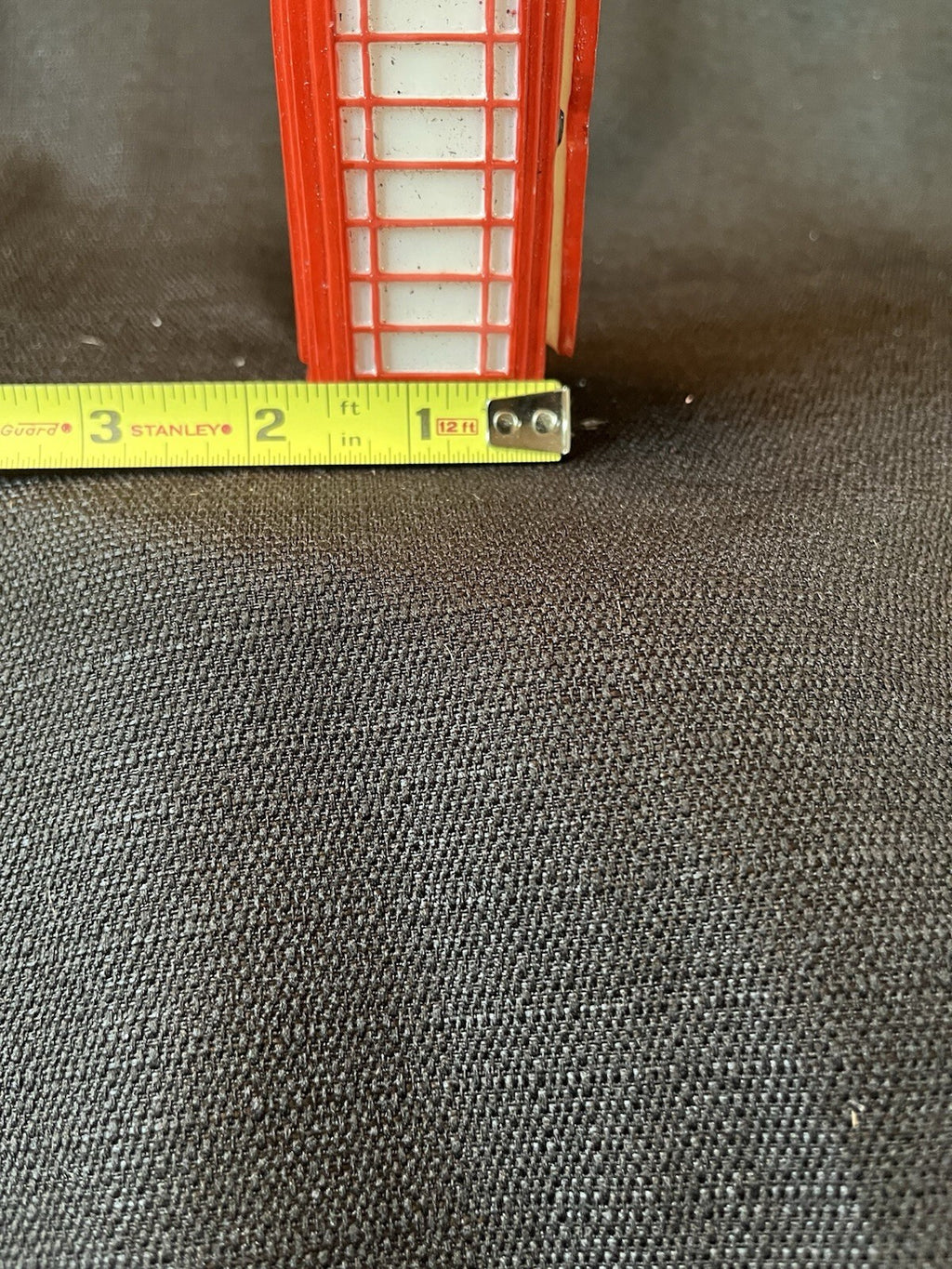 O'well Christmas Village Red Telephone Booth Phone Holiday Time Collection Acc